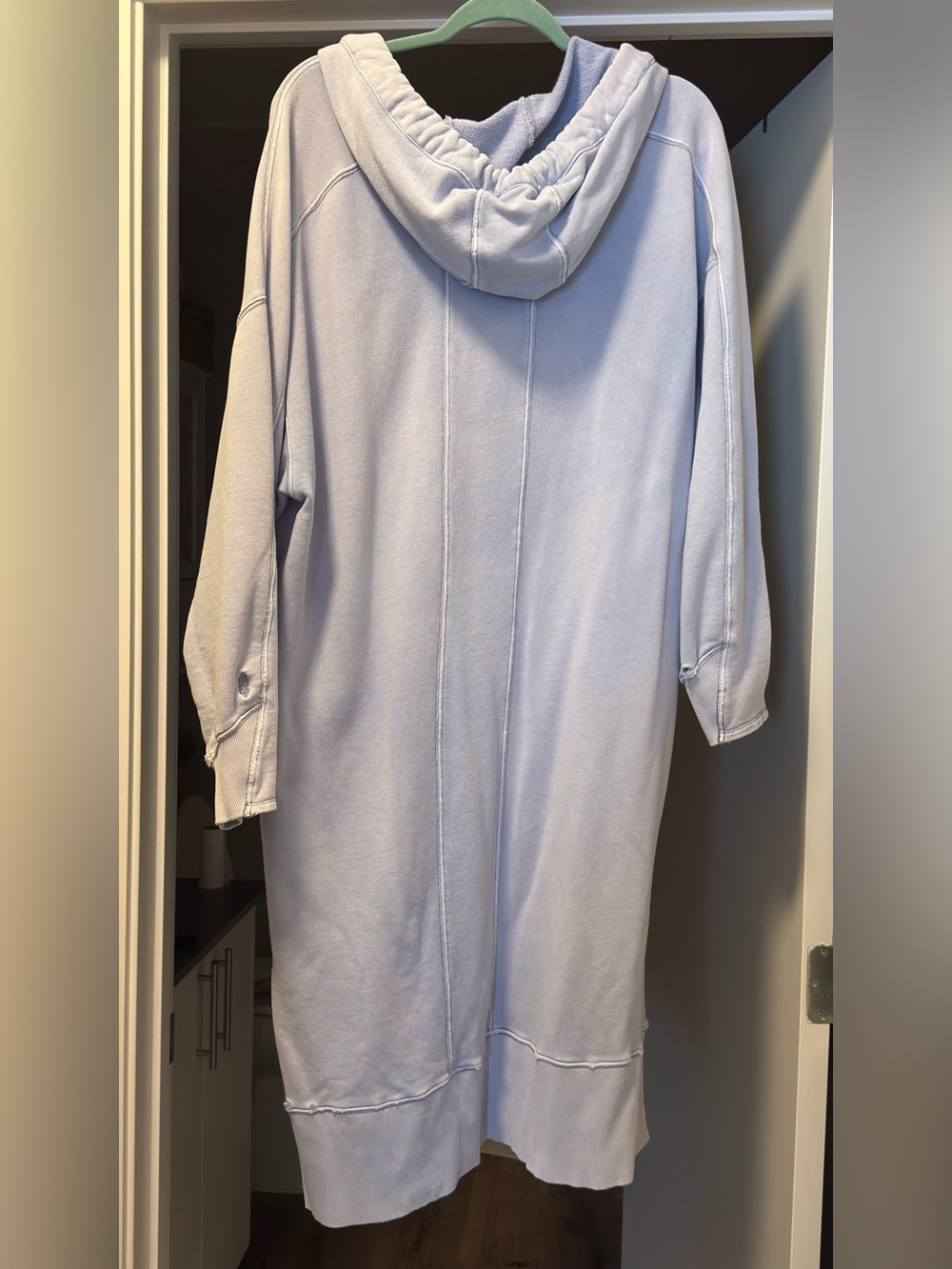 Free People Movement Spur Of The Moment Solid Hoodie Dress – Medium - Picture 4 of 6